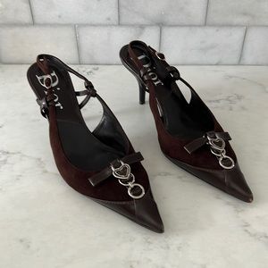 🌟 DIOR 🌟 Sling back kitten heels 8